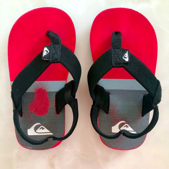 Quiksilver Toddler's Molokai Layback Sandals Size 6.5 Kids Shoes - Picture 1 of 6